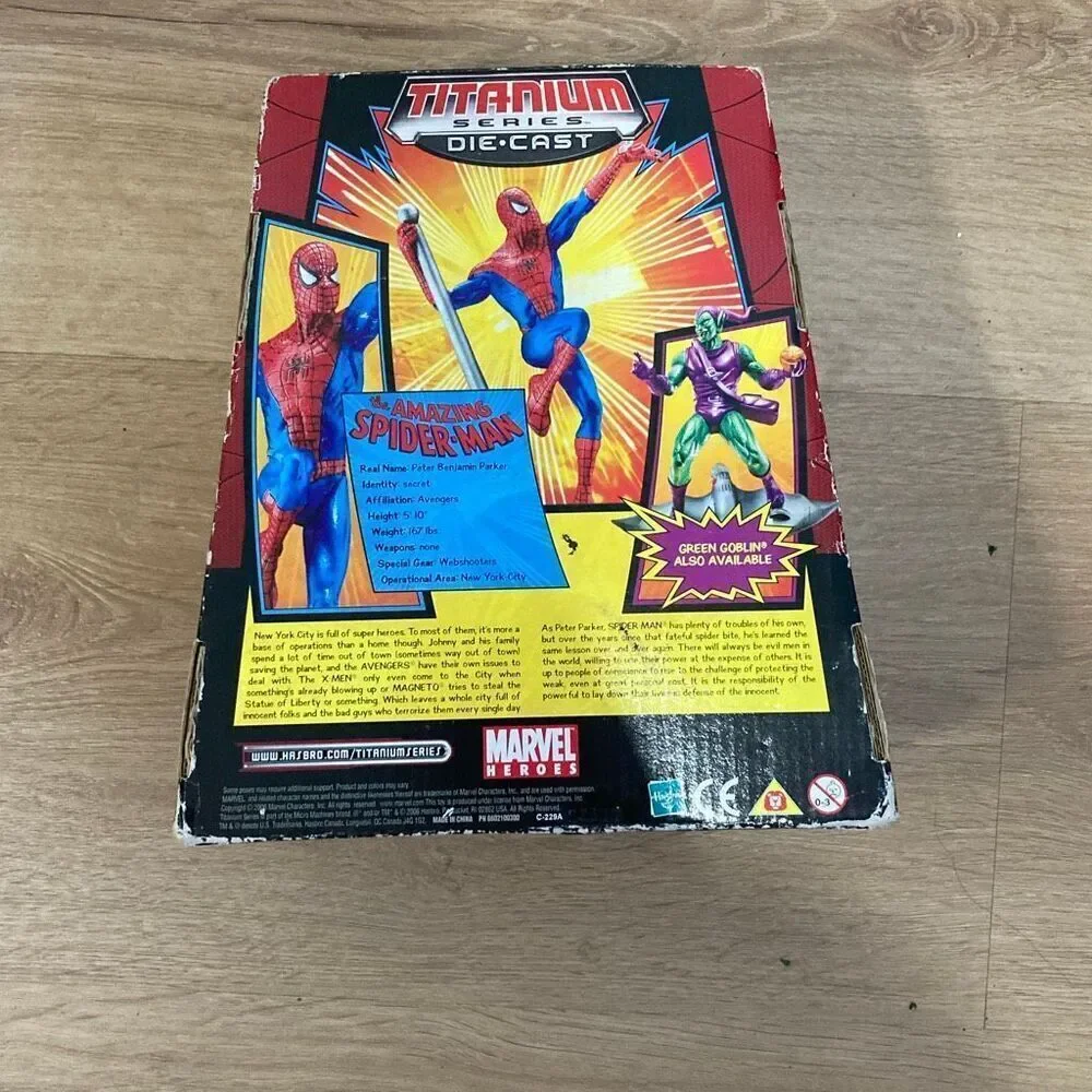 Marvel Heroes Spider-Man Titanium Series Die Cast (broken)